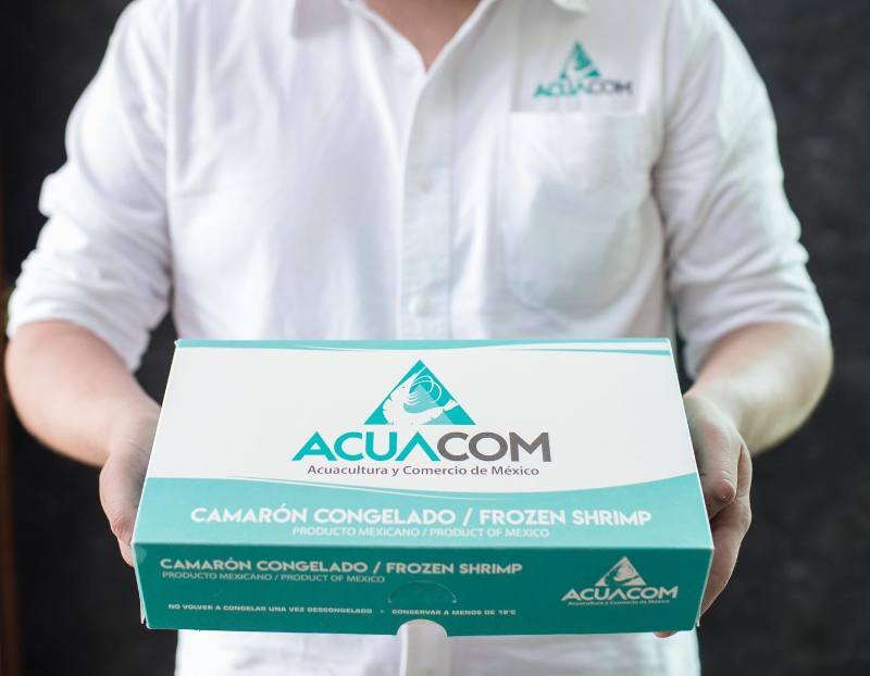 ACUACOM frozen shrimp master carton